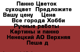 Панно Цветок - сухоцвет. Предложите Вашу цену! › Цена ­ 4 000 - Все города Хобби. Ручные работы » Картины и панно   . Ненецкий АО,Верхняя Пеша д.